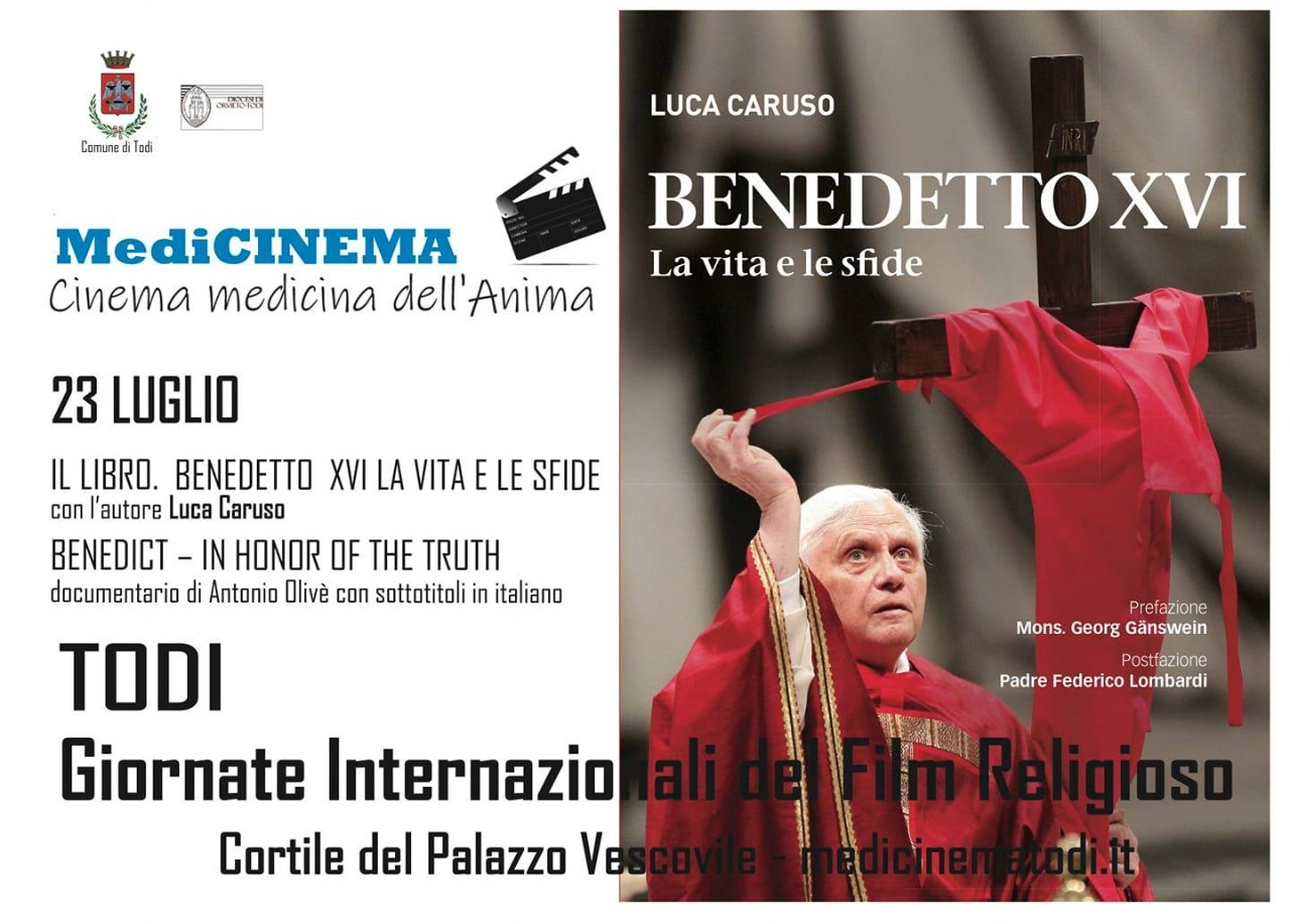 A Todi una serata dedicata a Benedetto XVI, nella rassegna di “Medicinema”